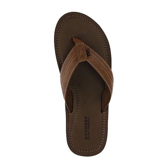 DOCKERS PREMIUM SANDALS size L 9.5-10.5 color Brown NWT in packaging - Picture 1 of 11